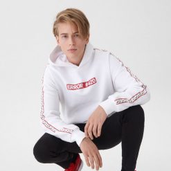 Bluza z ozdobnymi taśmami - Biały. Bluzy nierozpinane męskie marki House. Za 119.99 zł.