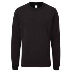 Koszulka Z Długim Rękawem Dla Dorosłych Unisex Essential Heavyweight. Czarne koszulki męskie z długim rękawem MANTIS, bez wzorów, sportowe, bez kołnierzyka, bez ramiączek. Za 91.99 zł.