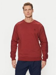 Adidas Bluza adicolor Classics 3-Stripes JP0992 Czerwony Regular Fit. Czerwone bluzy nierozpinane męskie ADIDAS, l, bez wzorów, z bawełny, bez ramiączek, bez kaptura. Za 179.99 zł.