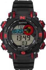 Zegarek Sekonda Zegarek męski Sekonda 1525 czarny. Czarne zegarki męskie Sekonda. Za 260.00 zł.