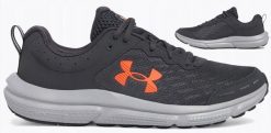 BUTY MĘSKIE SPORTOWE UNDER ARMOUR CHARGED ASSERT 10 DO BIEGANIA 3026175-016. Buty do biegania męskie Under Armour, bez wzorów, bez zapięcia, do biegania. Za 298.05 zł.