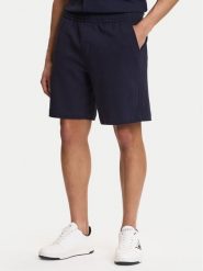 Guess Szorty sportowe M6GD16 K3088 Granatowy Regular Fit. Niebieskie szorty sportowe męskie Guess, z aplikacjami, z bawełny, sportowe. Za 379.99 zł.