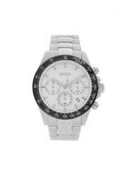 BOSS Zegarek Hero-Le 1514130 Srebrny. Szare, analogowe zegarki męskie Boss, srebrne. Za 1,559.00 zł.