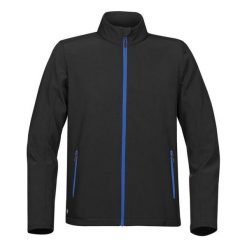 Męska Kurtka Soft Shell Orbiter. Czarne kurtki męskie STORMTECH, l, bez wzorów, sportowe, bez ramiączek, bez kaptura. Za 259.99 zł.
