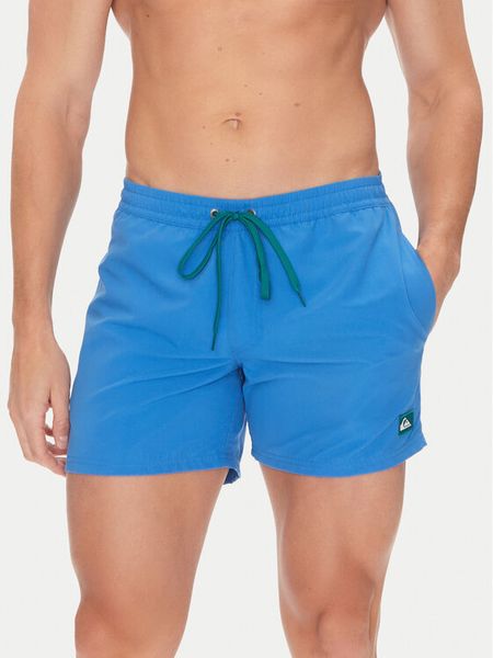 Quiksilver Szorty kąpielowe Everyday Solid Volley EQYJV04120 Niebieski Regular Fit. Niebieskie kąpielówki męskie Quiksilver, m, bez wzorów, z syntetyku. Za 89.99 zł.