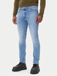 Lee Jeansy Luke 112370736 Niebieski Slim Fit. Niebieskie jeansy męskie Lee, bez wzorów, z bawełny. Za 359.99 zł.