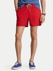 Polo Ralph Lauren Szorty kąpielowe 710907255005 Czerwony Classic Fit. Czerwone szorty męskie Polo Ralph Lauren, bez wzorów, z bawełny. Za 419.99 zł.