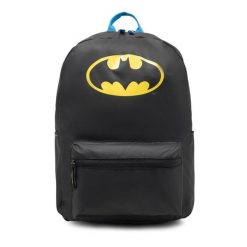 Plecak Batman. Czarne plecaki męskie batman, bez wzorów. Za 69.99 zł.