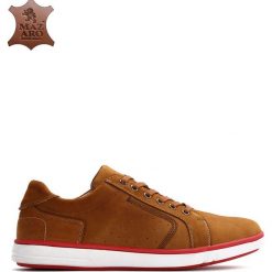 Brązowe Skórzane Półbuty Cyrus. Buty sportowe na co dzień męskie Born2be. Za 84.99 zł.