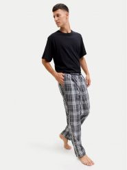 Jack & Jones Piżama Luca 12266993 Czarny Standard Fit. Czarne piżamy męskie Jack & Jones, m, bez wzorów, z bawełny, bez kołnierzyka, bez ramiączek. Za 179.99 zł.