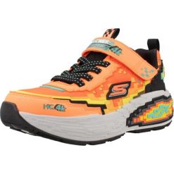 Buty SKECHERS MEGA-CRAFT 4K Pomarańczowy. Brązowe buty trekkingowe męskie Skechers, bez wzorów, z syntetyku, bez zapięcia, trekkingowe, skechers sport. Za 279.50 zł.