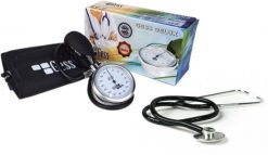 Ciśnieniomierz zegarowy Gess Delux + stetoskop. Ciśnieniomierze NoName. Za 98.01 zł.