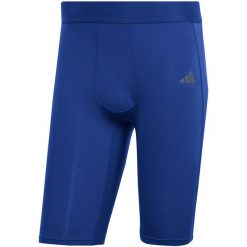 Spodenki męskie adidas Techfit Aeroready Short Tights. Niebieskie bielizna termoaktywna męska ADIDAS, m, bez wzorów, bez ramiączek, do piłki nożnej, techfit (adidas). Za 101.00 zł.
