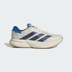 Buty Duramo Speed 2 Running. Białe buty do biegania męskie ADIDAS, bez wzorów, z materiału, bez zapięcia, do biegania. Za 399.00 zł.