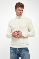 Golf męski bawełniany Danilor JOOP!. Swetry męskie JOOP!, bez wzorów, z bawełny, bez kołnierzyka, bez ramiączek. Za 919.00 zł.