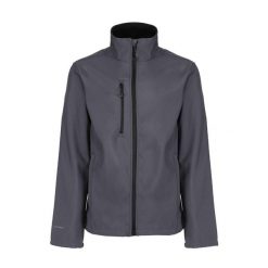Kurtka Męska Honestly Made Recycled Soft Shell. Szare kurtki męskie Regatta, m, bez wzorów, sportowe, bez ramiączek, bez kaptura. Za 198.99 zł.