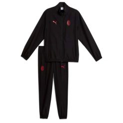 Puma Acm Ftbless Tkana Bluza Z Fansuitem Dorośli. Czarne bluzy bez kaptura męskie Puma, s, bez wzorów, z dresówki, bez kaptura. Za 367.00 zł.