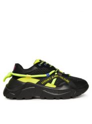 Versace Jeans Couture Sneakersy Fondo Speedtrack 79YA3SC3 Czarny. Czarne buty sportowe na co dzień męskie Versace Jeans Couture, m, bez wzorów, z jeansu, bez ramiączek, bez kaptura. Za 589.99 zł.