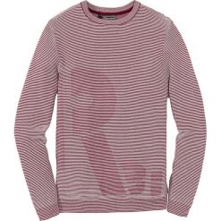 Sweter Regular Fit bonprix bordowy w paski. Swetry męskie marki bonprix. Za 49.99 zł.
