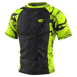 Koszulka Męska Rashguard MMA na Siłownię EXTREME HOBBY NEO. Zielone bielizna termoaktywna męska EXTREME HOBBY, m, bez wzorów, z bawełny, bez ramiączek, do biegania. Za 199.00 zł.