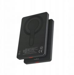 Maxlife power bank bezprzewodowy MXPB-05 20W PD 5000 mAh magnetyczny czarny. Czarne powerbanki Forever. Za 50.23 zł.