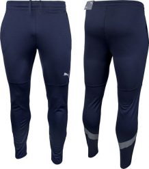 Puma Spodnie męskie Puma teamFINAL Training granatowe 657380 06 L. Długie spodnie sportowe męskie Puma, bez wzorów. Za 201.70 zł.