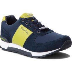 Sneakersy CALVIN KLEIN JEANS - Dusty SE8448 Navy/Citro. Buty sportowe na co dzień męskie marki Calvin Klein Jeans. W wyprzedaży za 399.00 zł.