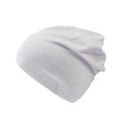 Czapka Jersey Luźne Flash. Białe czapki męskie ATLANTIS, bez wzorów, z jersey, sportowe. Za 53.99 zł.