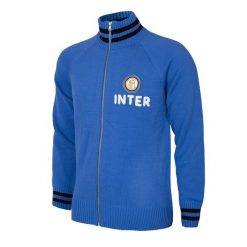 Kurtka piłkarska retro dla dorosłych FC Internazionale 1960-68 - Niebieska. Niebieskie kurtki męskie COPA FOOTBALL, xl, bez wzorów, retro, bez ramiączek, bez kaptura. Za 426.11 zł.