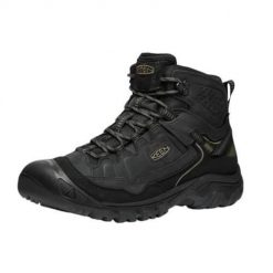Buty trekkingowe męskie Keen Targhee Iv Mid Wp. Czarne buty trekkingowe męskie Keen, bez wzorów, z materiału, bez zapięcia, trekkingowe. Za 839.99 zł.