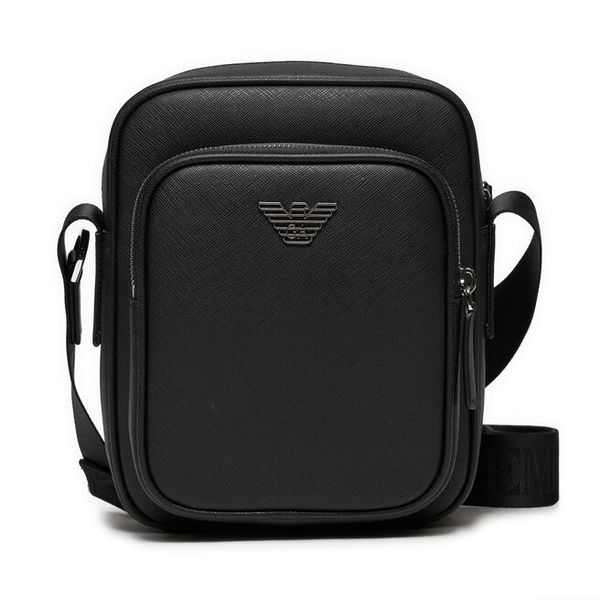 Saszetka Emporio Armani. Czarne saszetki męskie Emporio Armani, bez wzorów, małe. Za 629.99 zł.