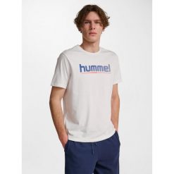 Koszulka Hummel Pulse Graphic. Białe t-shirty sportowe męskie HUMMEL, bez wzorów, sportowe, bez ramiączek. Za 147.00 zł.