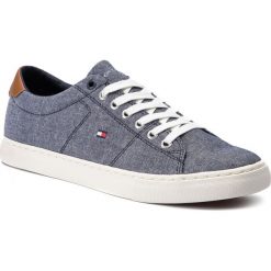 Tenisówki TOMMY HILFIGER - Seasonal Textile Sneaker FM0FM02204 Midnight 403. Trampki męskie Tommy Hilfiger. Za 339.00 zł.