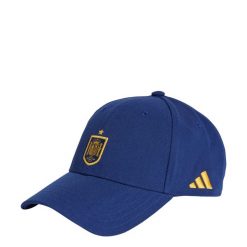 Czapka Spain Football. Niebieskie czapki męskie ADIDAS, bez wzorów, z materiału, casualowe. Za 178.00 zł.