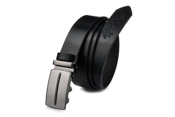 Pasek skórzany BELTIMORE r.85-100 cm A55 czarny. Czarne paski męskie bez wzorów. Za 64.90 zł.