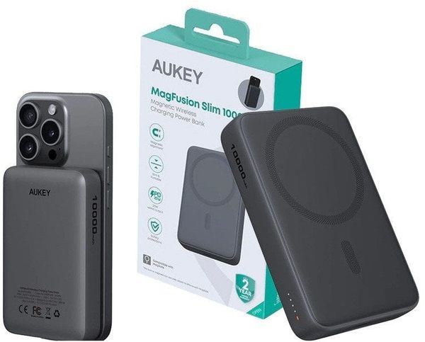 Powerbank Aukey PB-MS04 10000mAh Szary. Szare powerbanki Aukey. Za 164.99 zł.