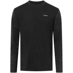 Bielizna męska VIKING Novena Man Longsleeve Merino. Czarna bielizna termoaktywna męska Viking, m, bez wzorów, bez ramiączek. Za 269.90 zł.