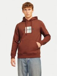 Jack & Jones Bluza 12262513 Brązowy Regular Fit. Brązowe bluzy nierozpinane męskie Jack & Jones, m, bez wzorów, z bawełny, bez ramiączek, bez kaptura. Za 159.99 zł.