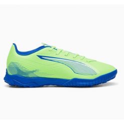 Buty męskie sportowe do gry w piłke nożną Puma ULTRA 5 PLAY TT. Niebieskie buty sportowe na co dzień męskie Puma, m, bez wzorów, sportowe, bez ramiączek, bez kaptura, do piłki nożnej. W wyprzedaży za 149.00 zł.