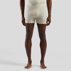 Bokserki męskie Odlo Boxer MERINO 160. Białe bielizna termoaktywna męska Odlo, m, bez wzorów, bez ramiączek. W wyprzedaży za 224.99 zł.