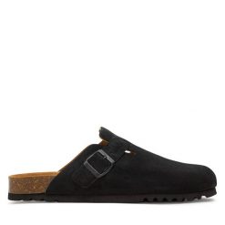 Klapki Scholl. Czarne klapki i japonki męskie Scholl, bez wzorów. Za 249.99 zł.