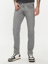 Replay Jeansy M1014.000.51A Szary Slim Fit. Szare jeansy męskie Replay, bez wzorów, z bawełny. Za 349.99 zł.
