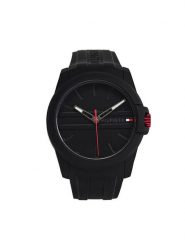 Tommy Hilfiger Zegarek Austin 1710596 Czarny. Czarne, analogowe zegarki męskie Tommy Hilfiger. Za 419.99 zł.
