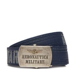 Pasek Męski Aeronautica Militare. Niebieskie paski męskie Aeronautica Militare, bez wzorów. Za 429.99 zł.