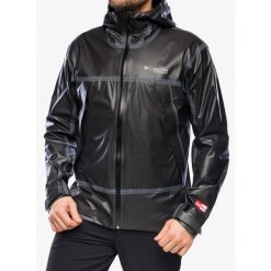 Kurtka przeciwdeszczowa męska Columbia OutDry Extreme Wyldwood Shell. Czarne kurtki męskie Columbia, m, bez wzorów, sportowe, bez ramiączek, bez kaptura. Za 848.99 zł.