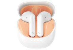 Bezprzewodowe słuchawki TWS Havit TW931 (biało-pomarańczowy). Białe słuchawki bluetooth Havit. Za 54.99 zł.