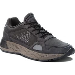 Sneakersy EMPORIO ARMANI - X4X245 XL465 A864 Black/Silver. Czarne buty sportowe na co dzień męskie Emporio Armani, z materiału. Za 979.00 zł.