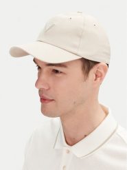 Guess Czapka z daszkiem M4BZ23 WGJP2 Écru. Czapki męskie Guess, z aplikacjami, z materiału. Za 129.99 zł.