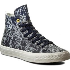 Trampki CONVERSE - Ctas II Hi 153561C Obsidian/Buf. Niebieskie trampki męskie Converse, bez wzorów, z gumy, bez zapięcia. W wyprzedaży za 279.00 zł.