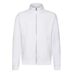 Kurtka Unisex Premium Plain Dla Dorosłych. Białe kurtki męskie Fruit of the Loom, s, bez wzorów, sportowe, bez ramiączek, bez kaptura. Za 176.99 zł.